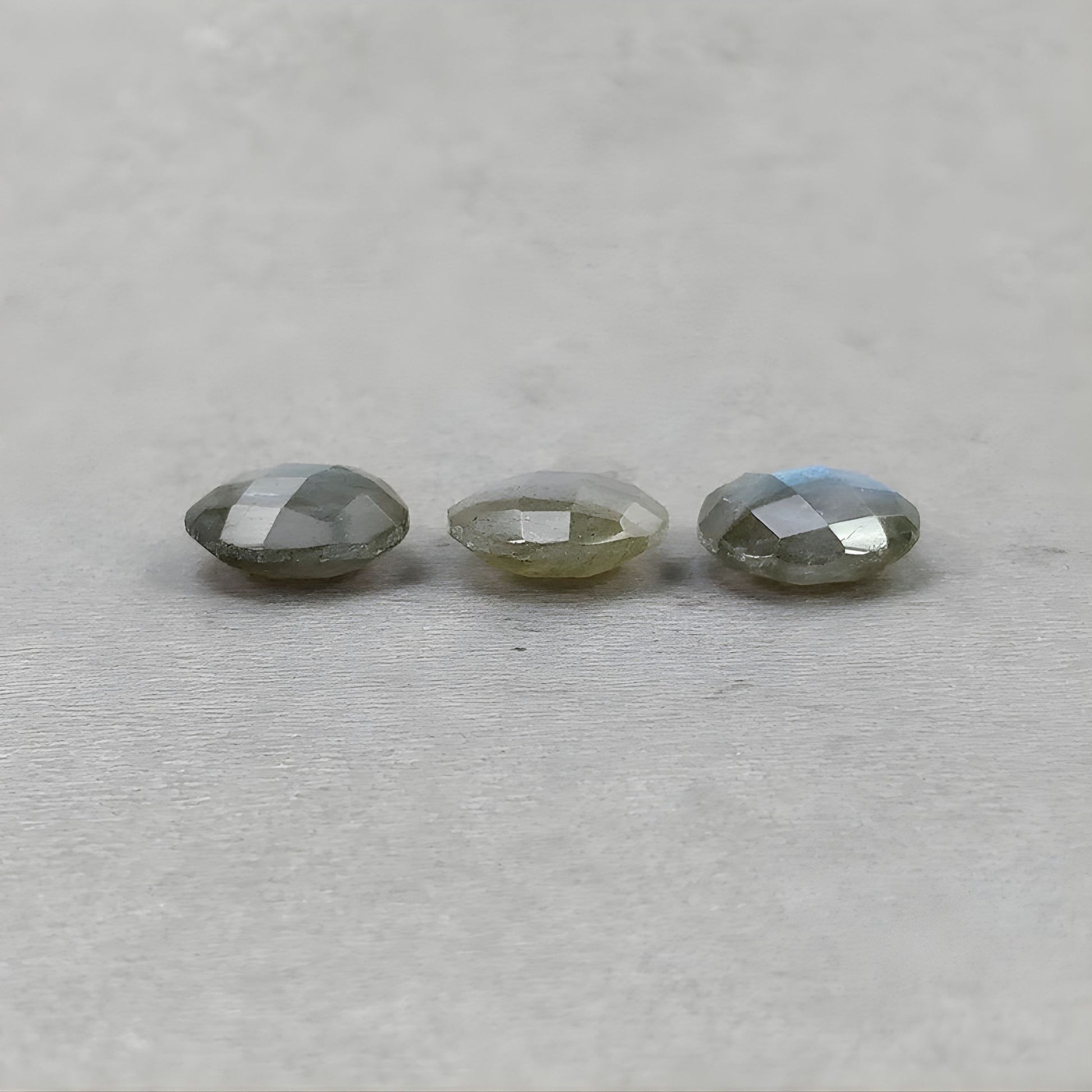 ラブラドライトチェッカーカット