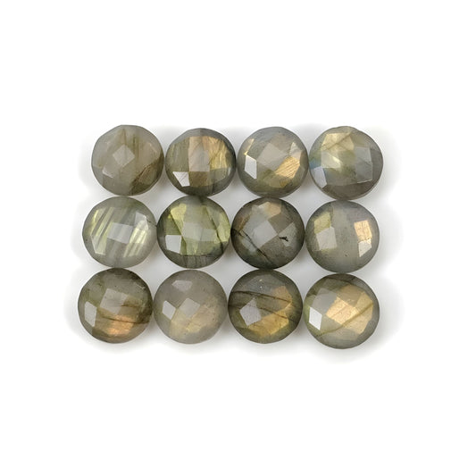 labradorite checker cut gemstone