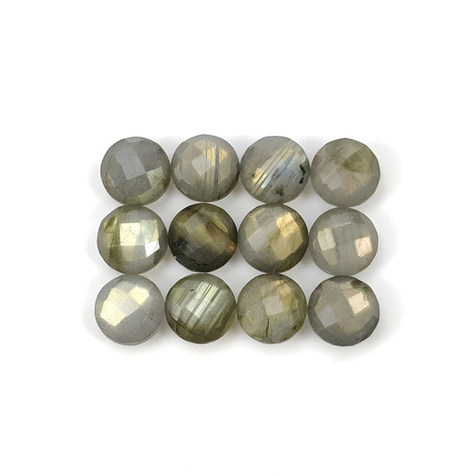 labradorite checker cut gemstone