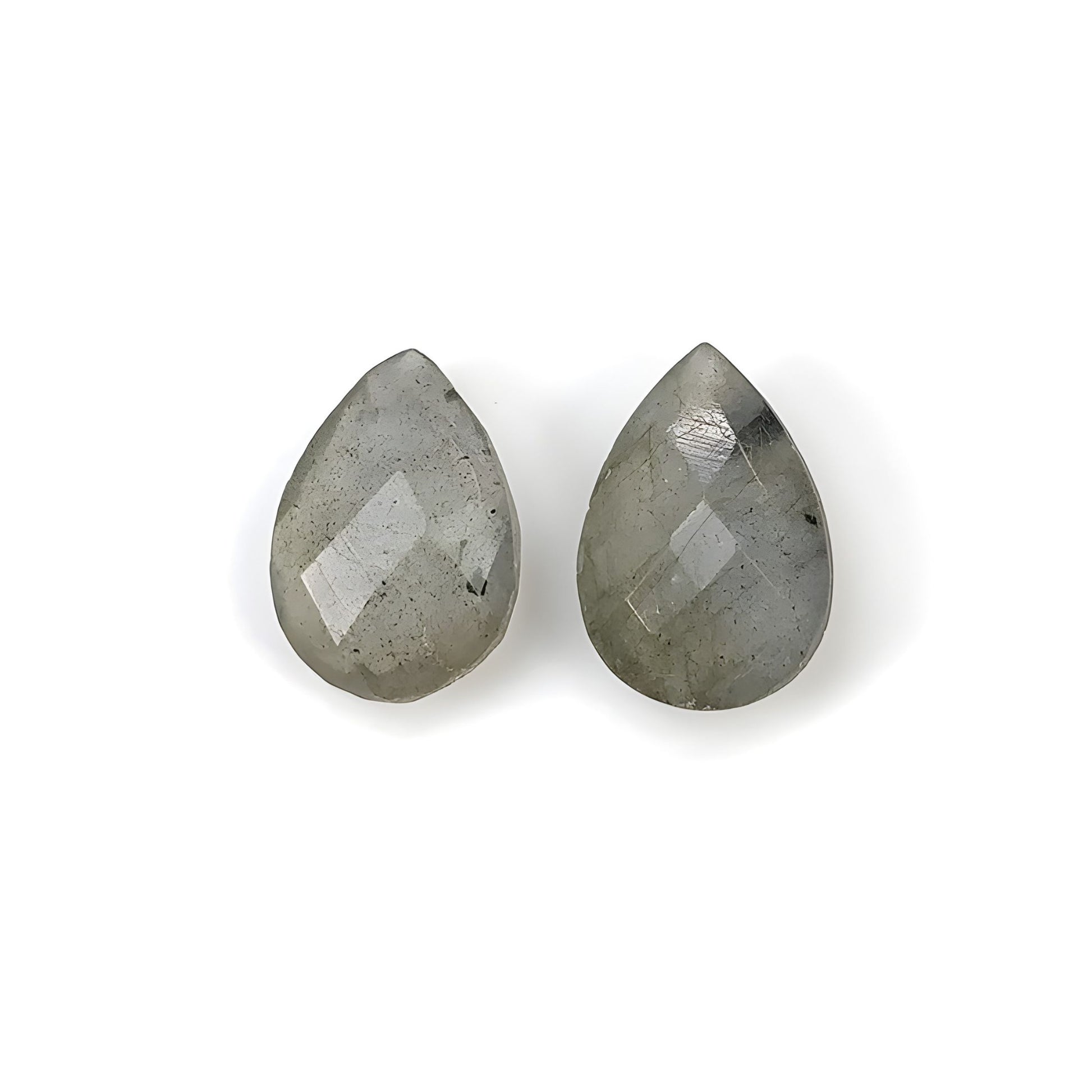 labradorite checker cut gemstone