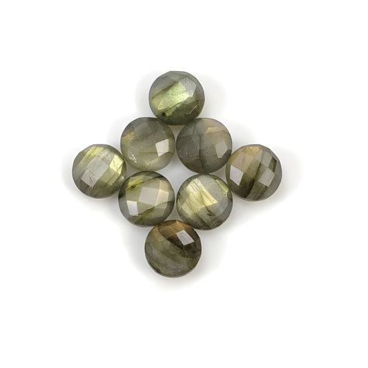 labradorite checker cut gemstone