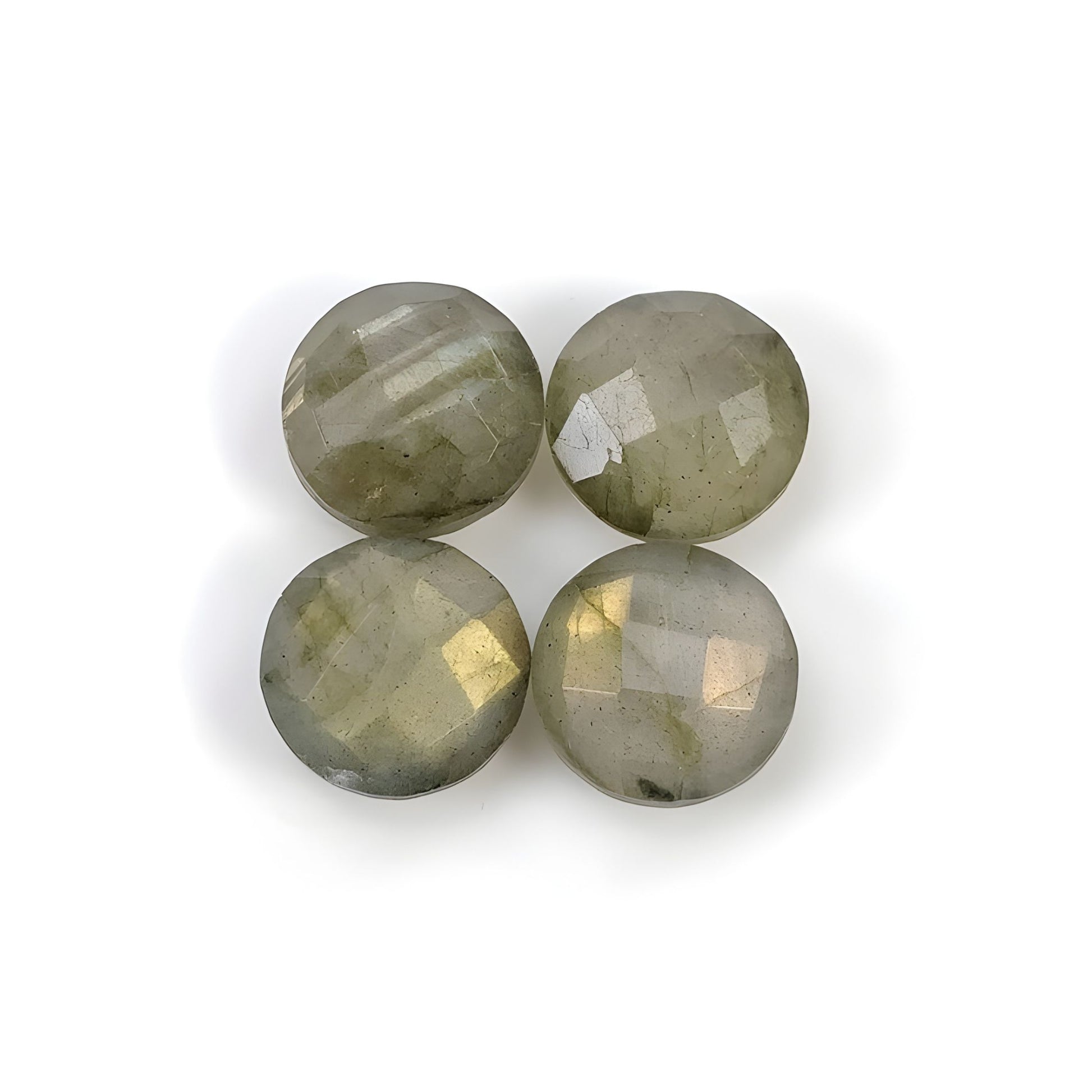 labradorite checker cut gemstone