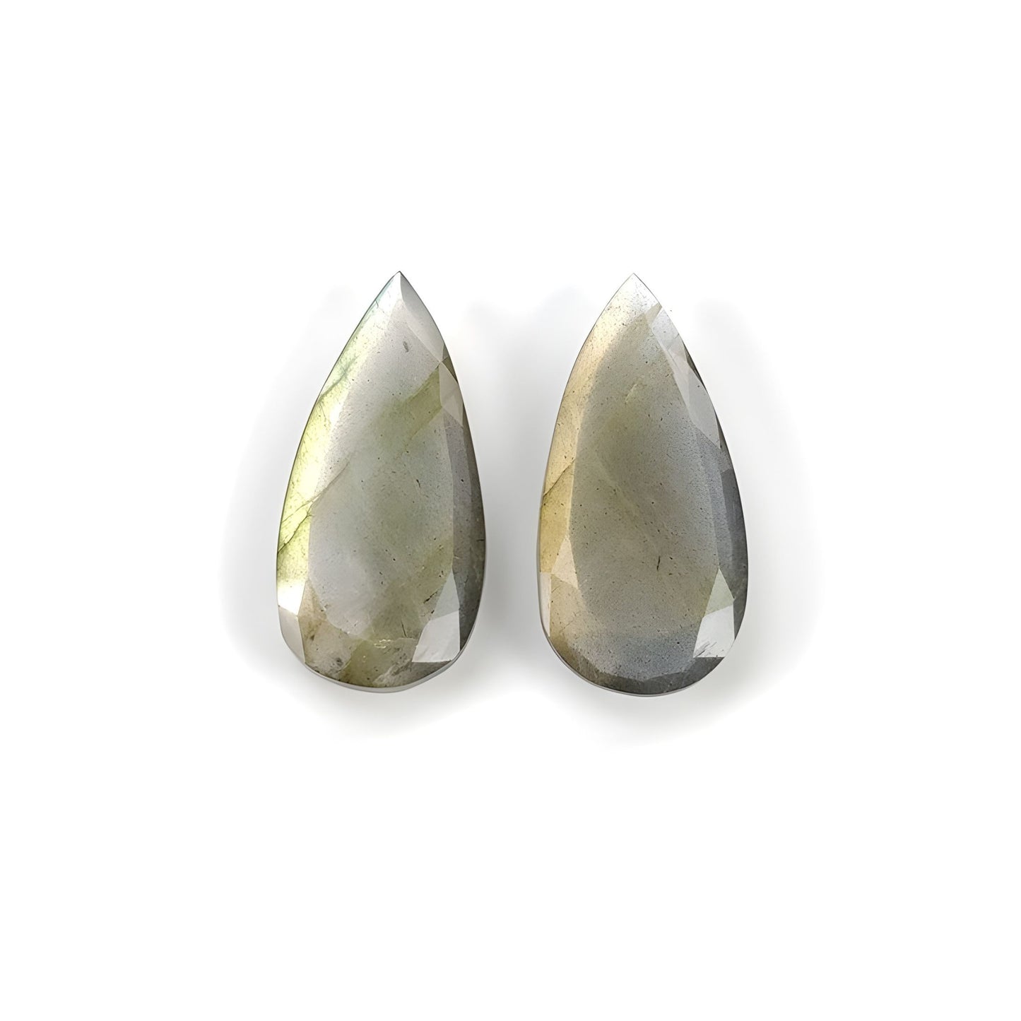 labradorite checker cut gemstone