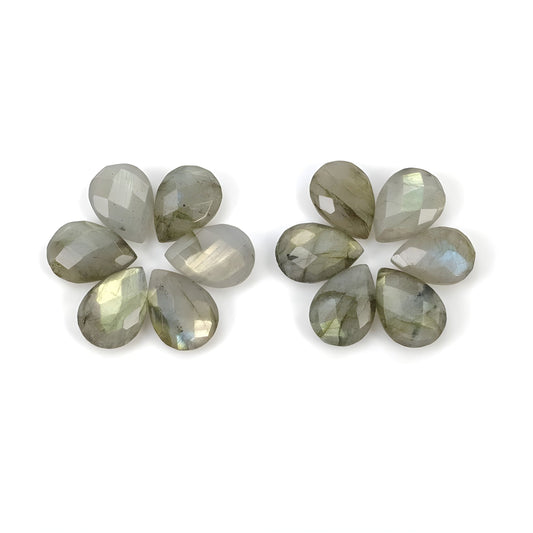 labradorite checker cut gemstone