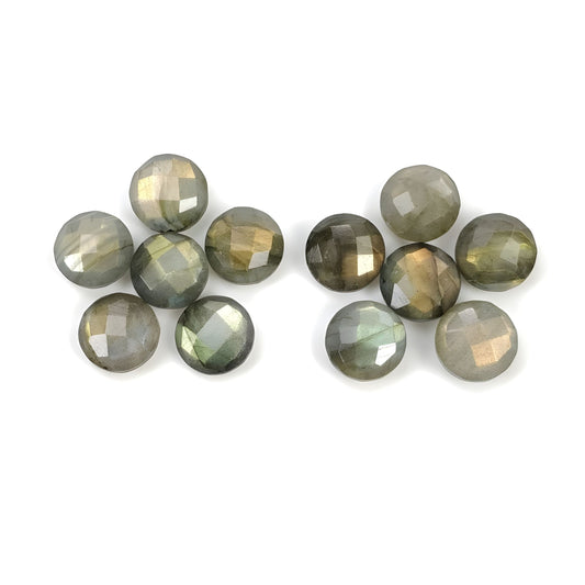 labradorite checker cut gemstone