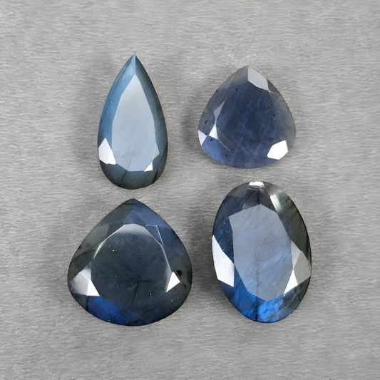 labradorite faceted cut gemstone
