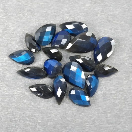 labradorite faceted cut