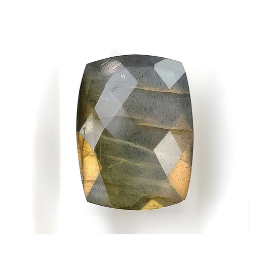 labradorite checker cut gemstone