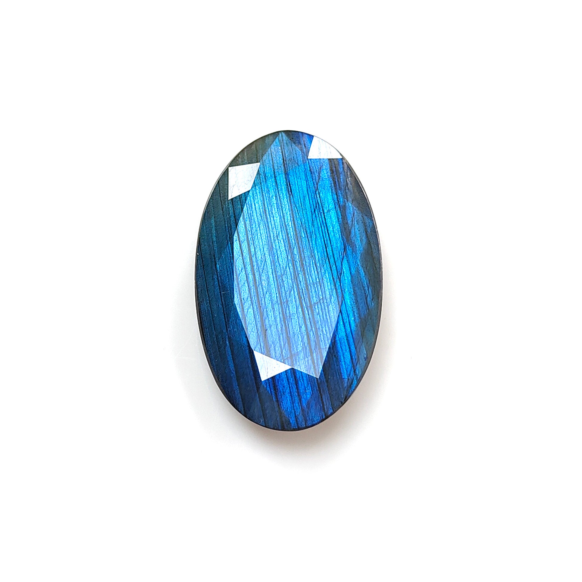 Labradorite Oval Faceted Cut