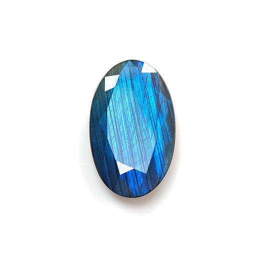 Labradorite Oval Faceted Cut