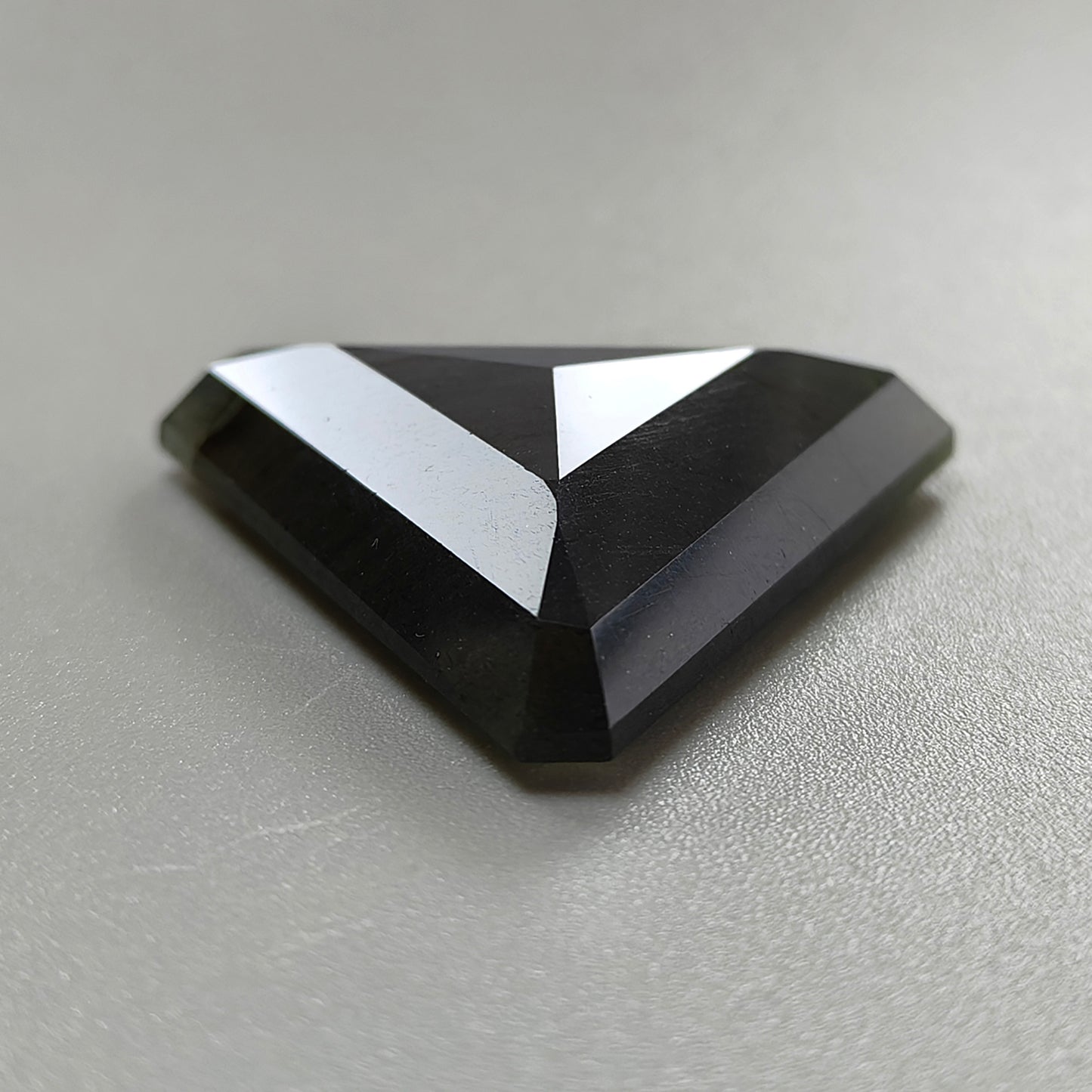 60.00cts Blue Labradorite faceted Cut Natural Untreated Triangle Shape 1pc 34*33mm