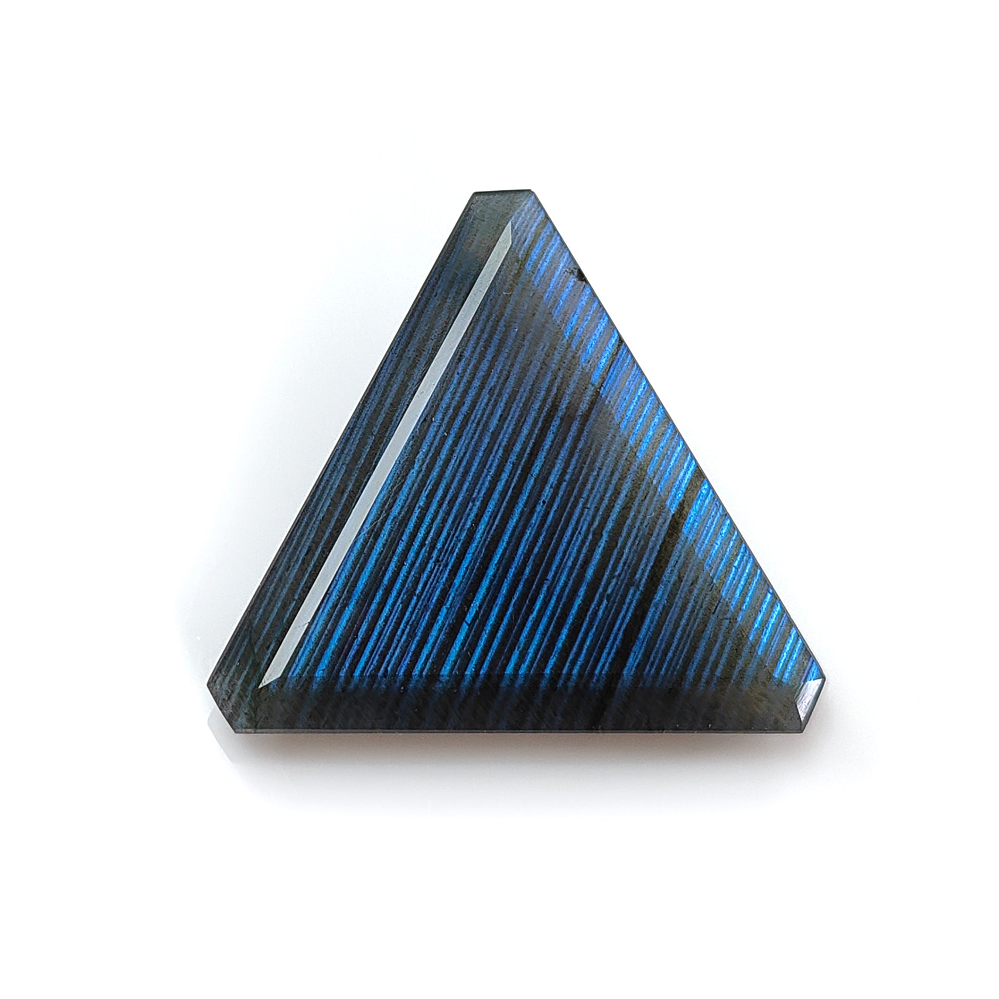 Labradorite Triangle Faceted Cut