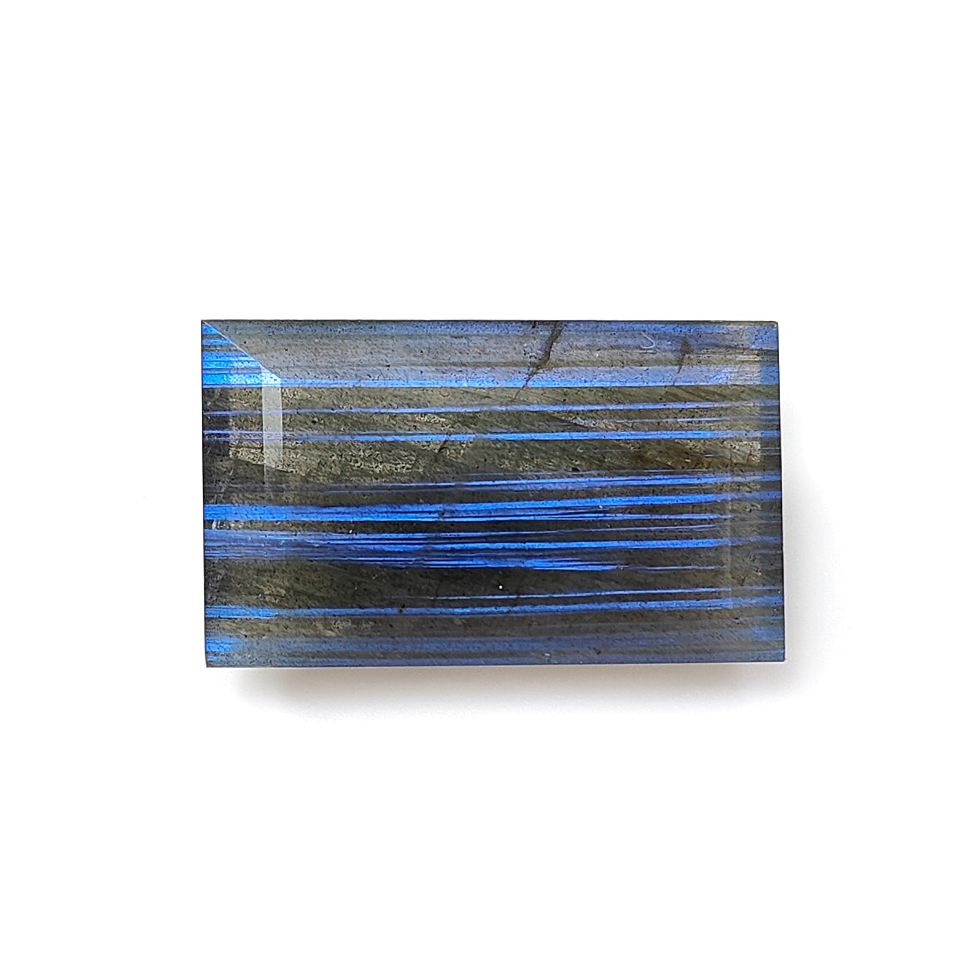 Labradorite Baguette Faceted Cut