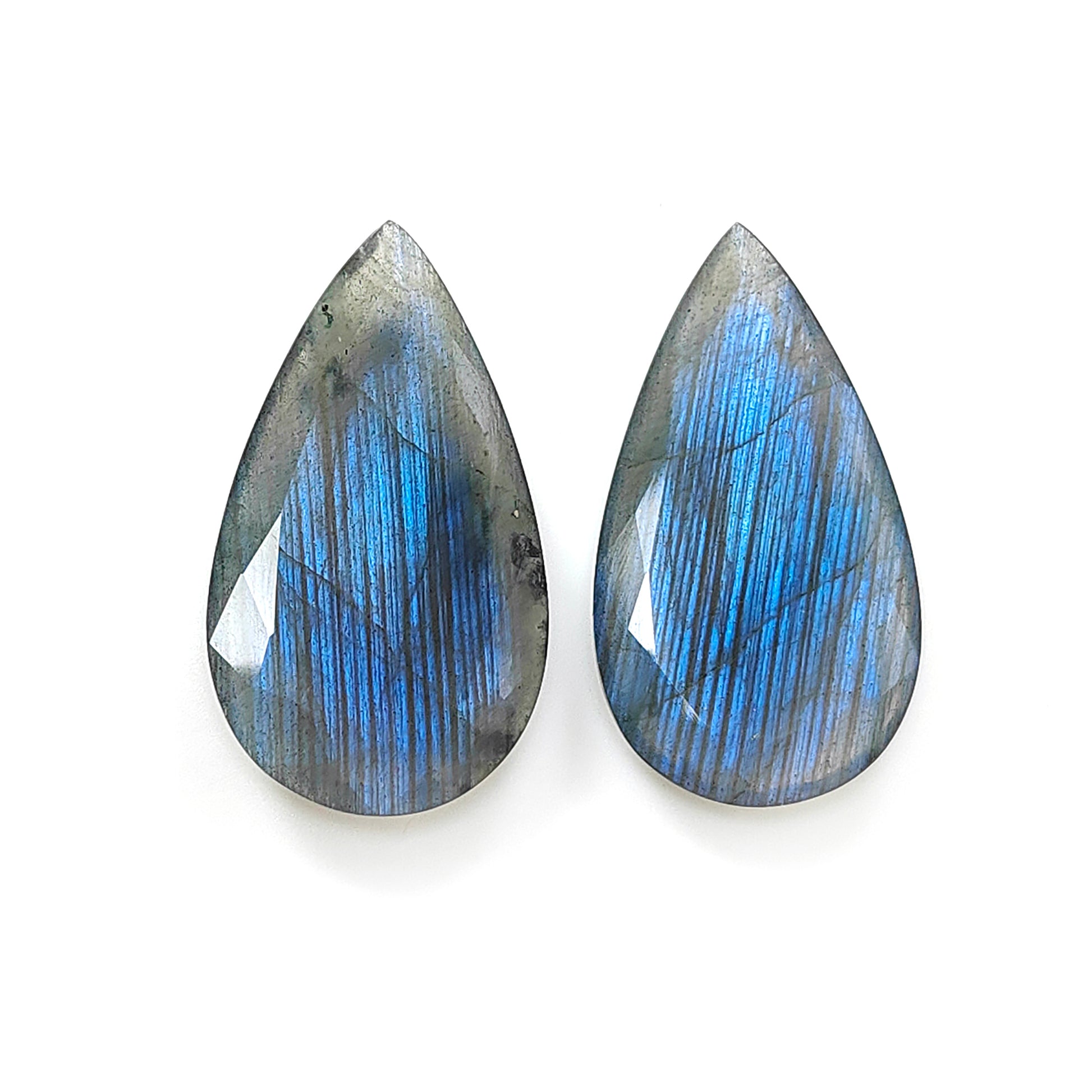 Labradorite Pear Faceted Cut