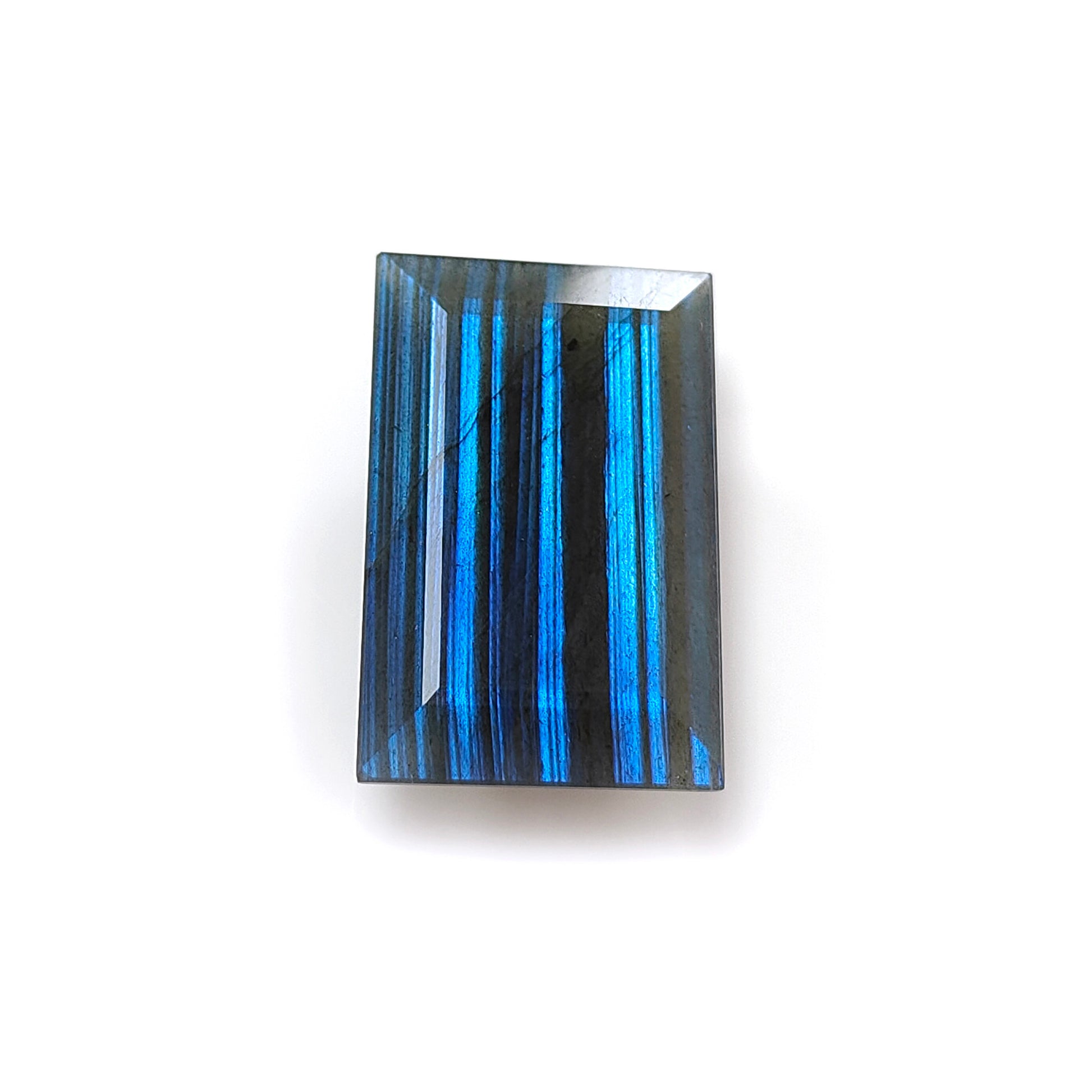 Labradorite Baguette Faceted Cut