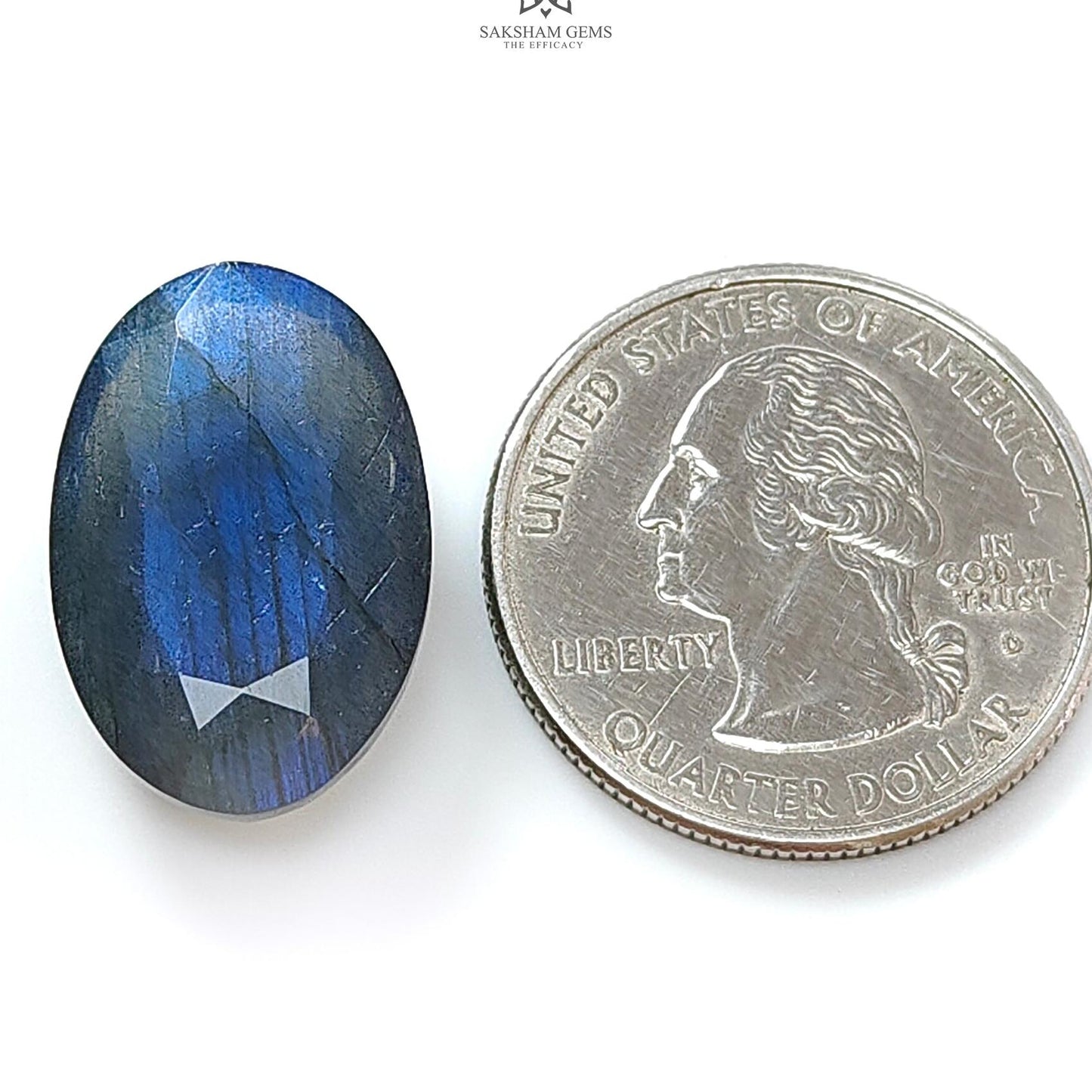 Labradorite Cabochon Fancy Cut : 15.50cts Natural Untreated Unheated Blue Labradorite Oval Shape 1pc For Jewelry 21*14mm