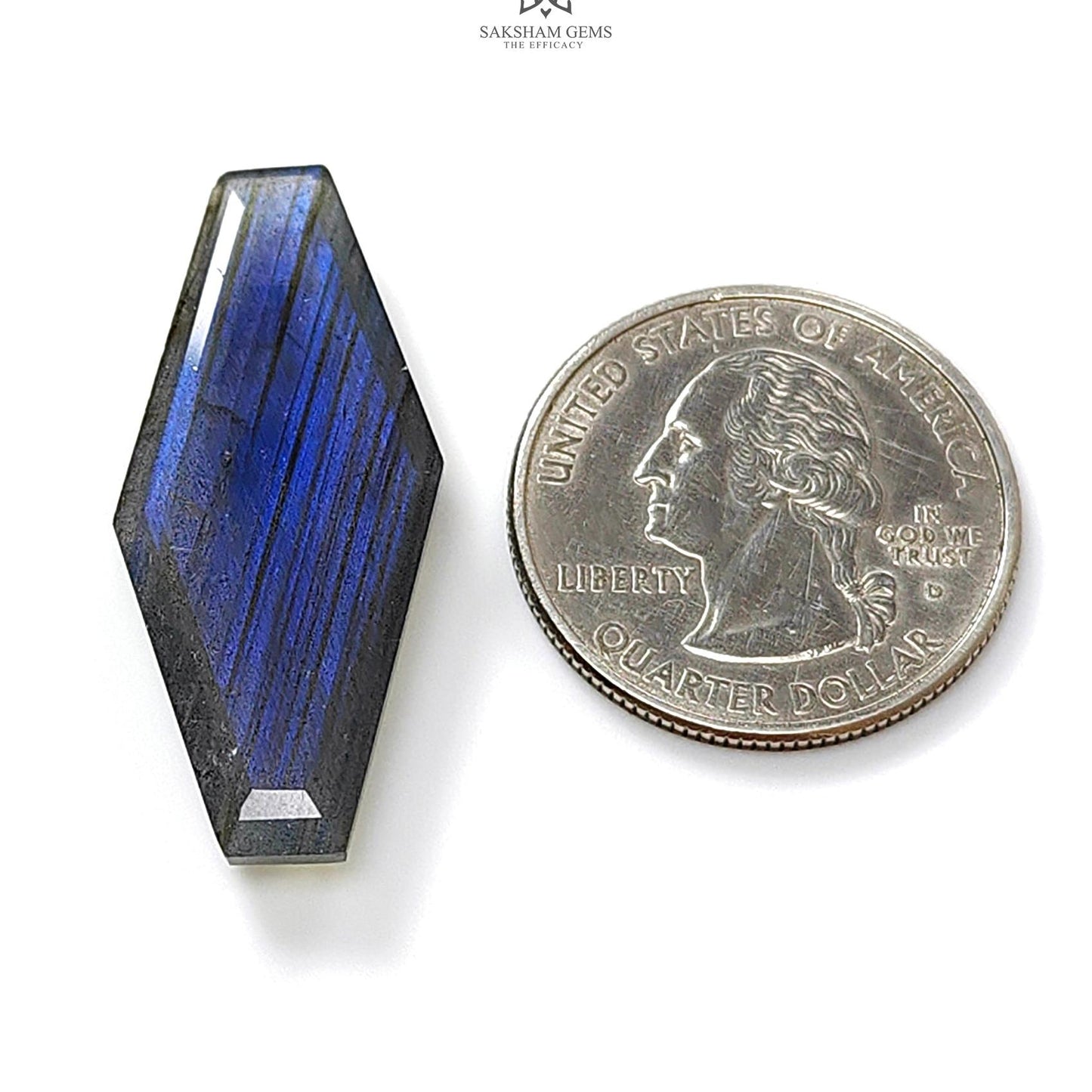 Rainbow Flashing Labradorite Fancy Cut: 18.30cts Natural Untreated Unheated Blue Labradorite Uneven Shape 1pc For Jewelry 35*15mm