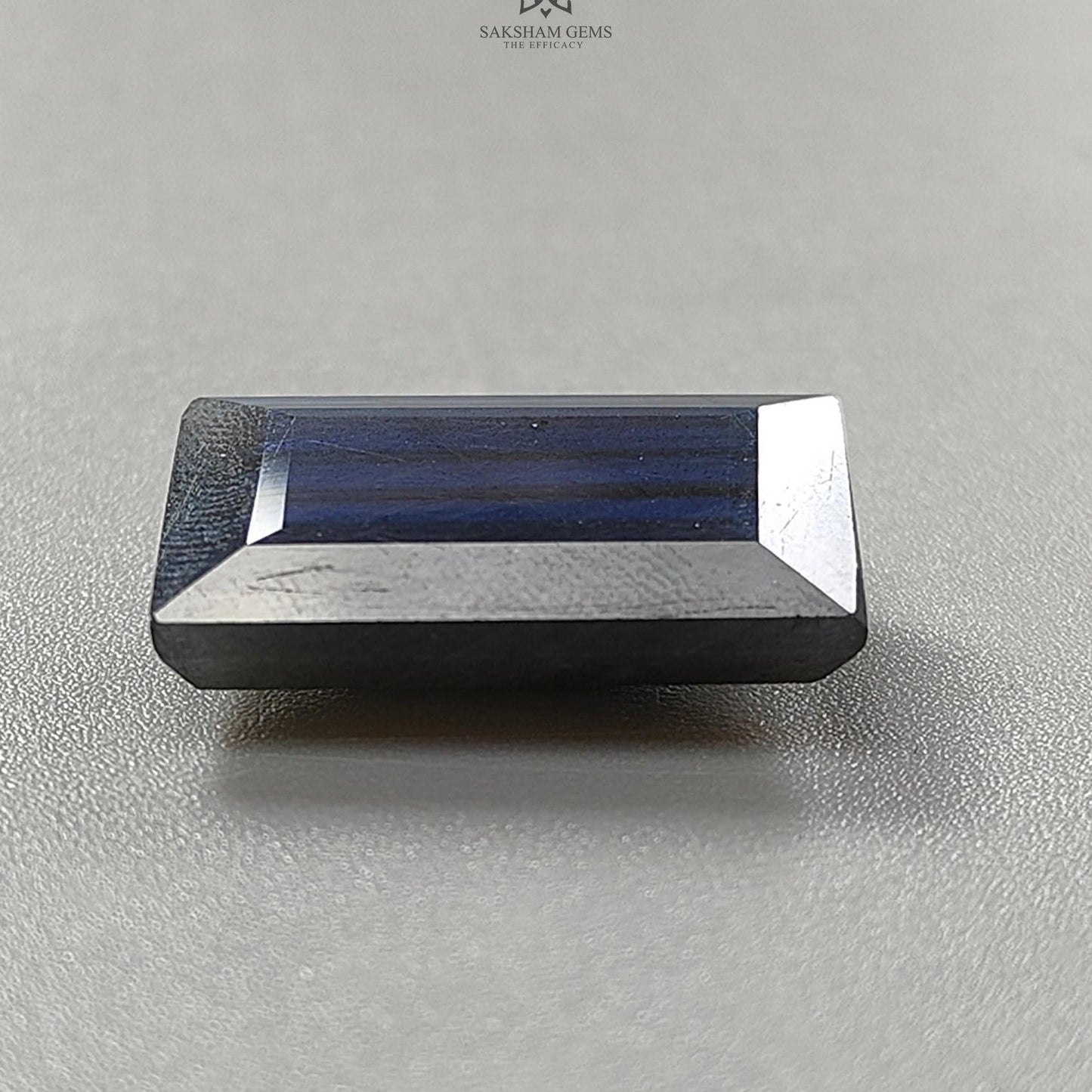 Labradorite Cabochon Fancy Cut : 19.50cts Natural Untreated Unheated Blue Labradorite Baguette Shape 1pc For Jewelry 23*14mm