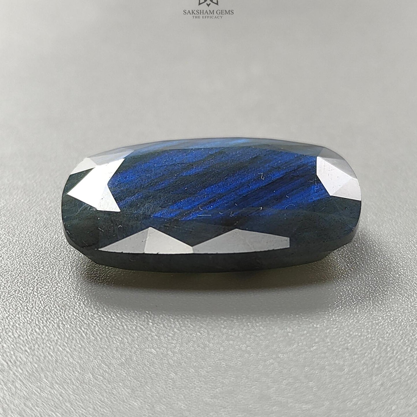 34.50cts Natural Untreated Unheated Blue Labradorite Cushion Shape 1pc For Jewelry 29*20mm