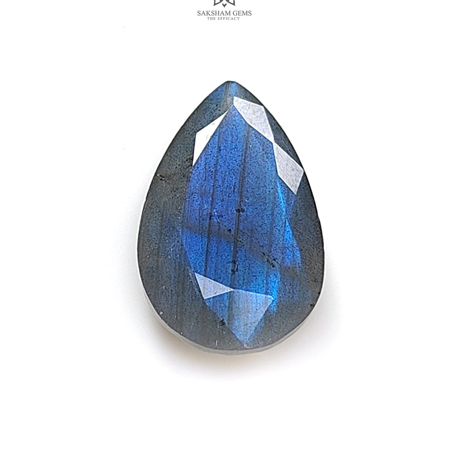 Rainbow Flashing Labradorite Fancy Cut: 8.20cts Natural Untreated Unheated Blue Labradorite Pear Shape 1pc For Jewelry 18*12mm