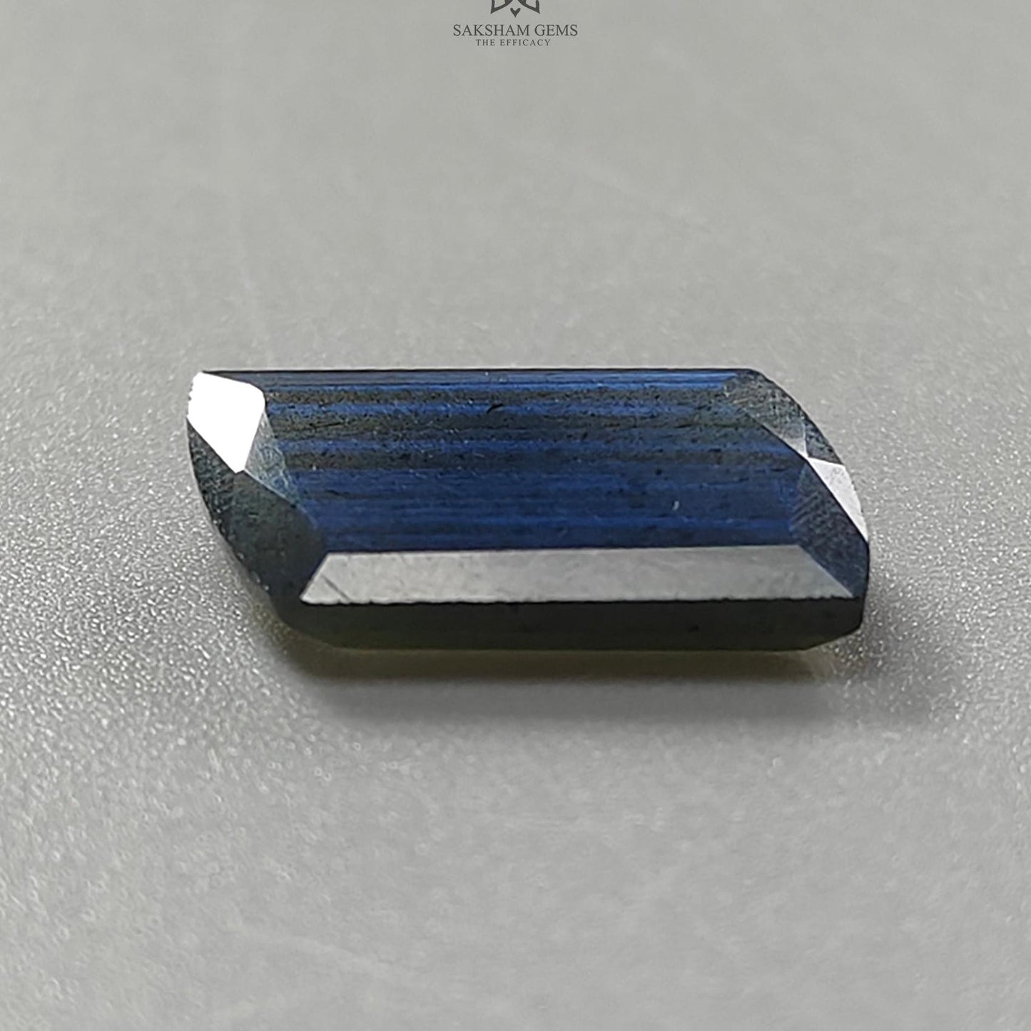 Rainbow Flashing Labradorite Fancy Cut: 8.50cts Natural Untreated Unheated Blue Labradorite Baguette Shape 1pc For Jewelry 20*11mm