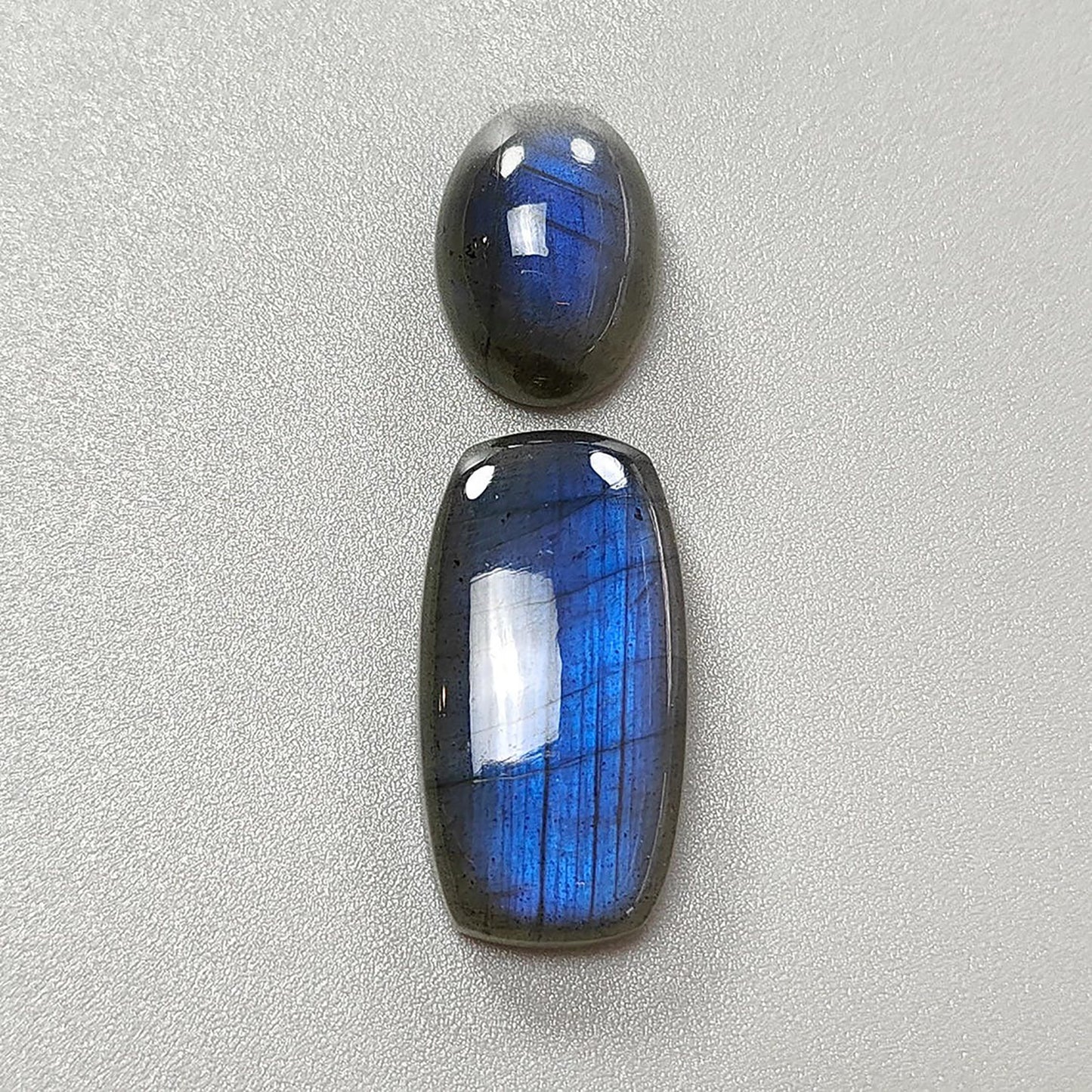 ラブラドライトオーバル、バゲットカボション