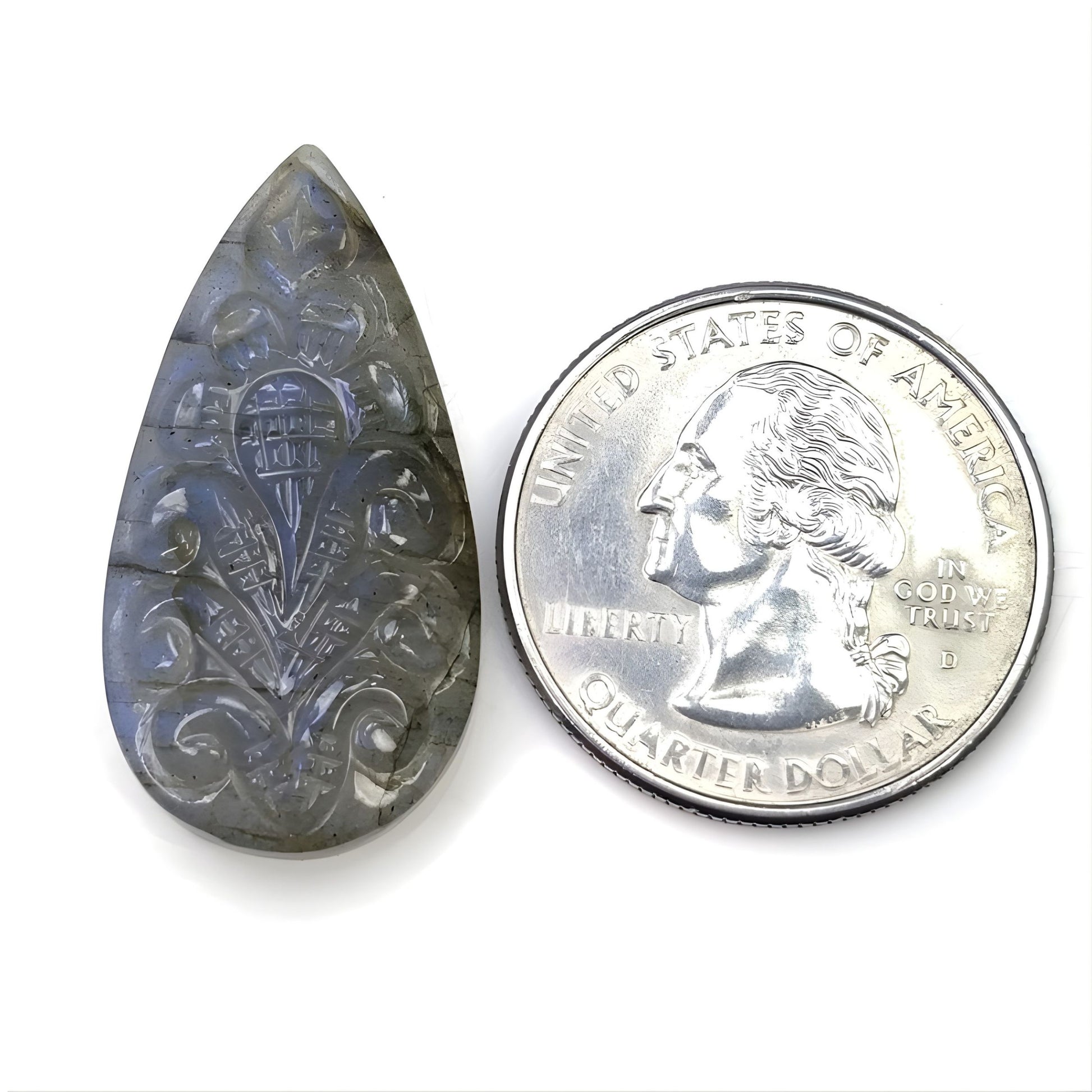 天然ラブラドライト宝石