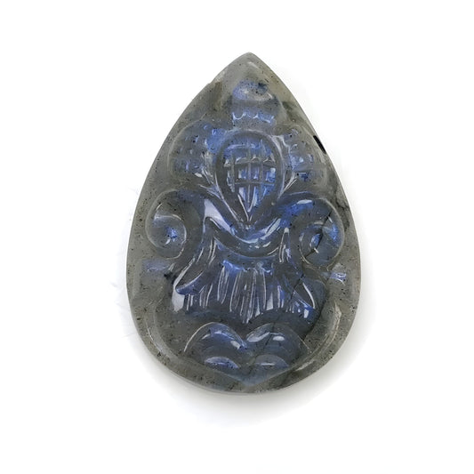labradorite carving gemstone