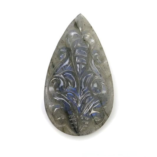 labradorite carving gemstone