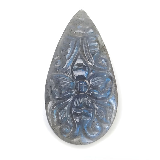 labradorite carving gemstone