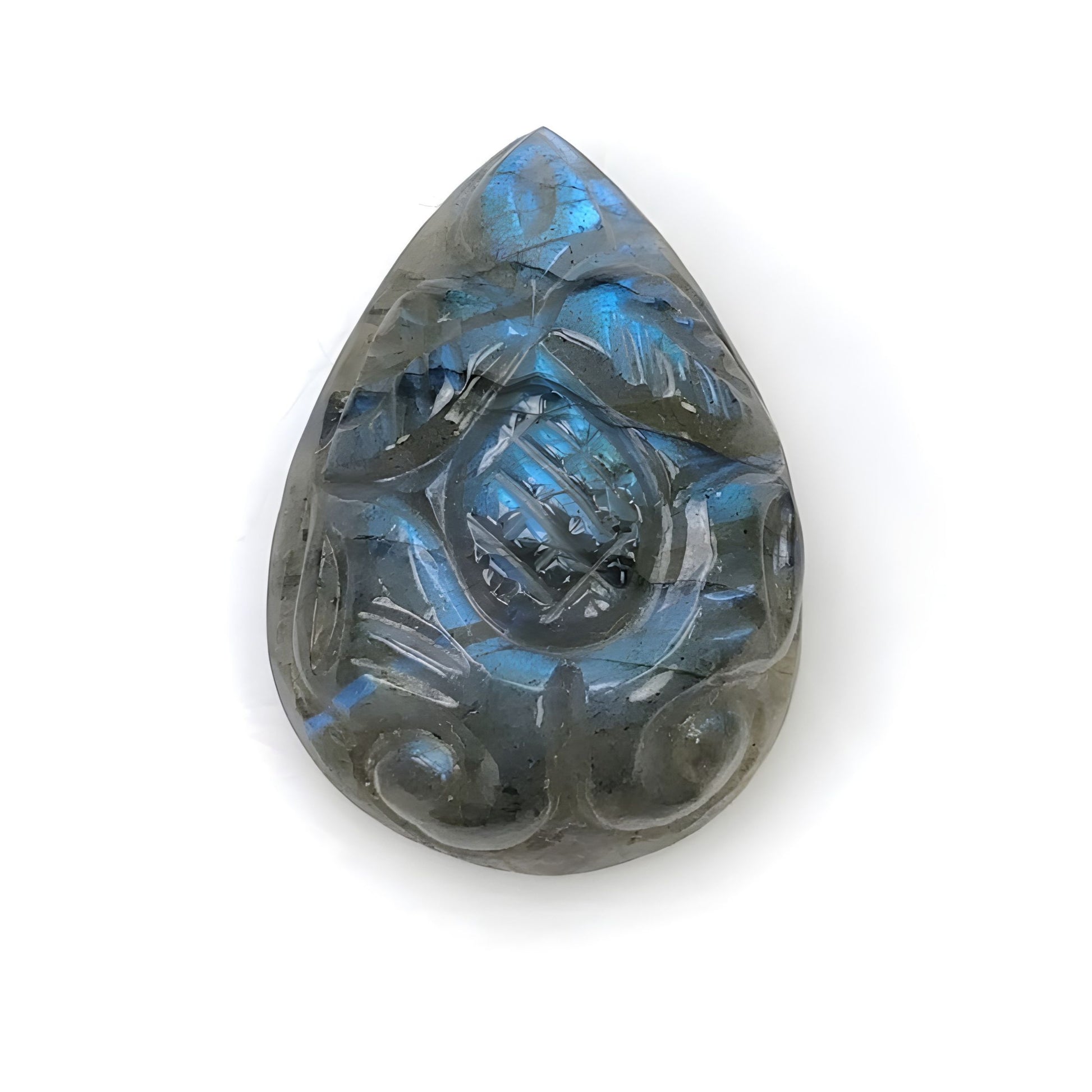 labradorite carving gemstone