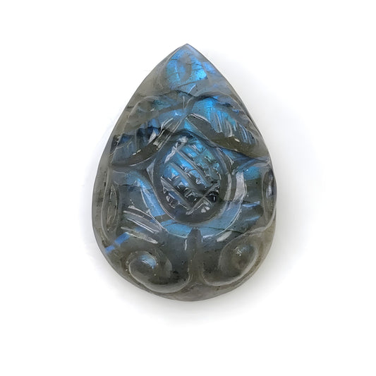 labradorite carving gemstone