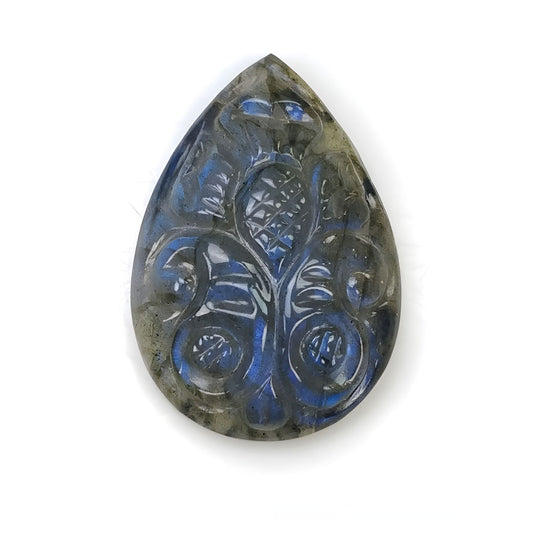 labradorite carving gemstone