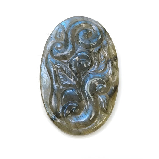 labradorite carving gemstone