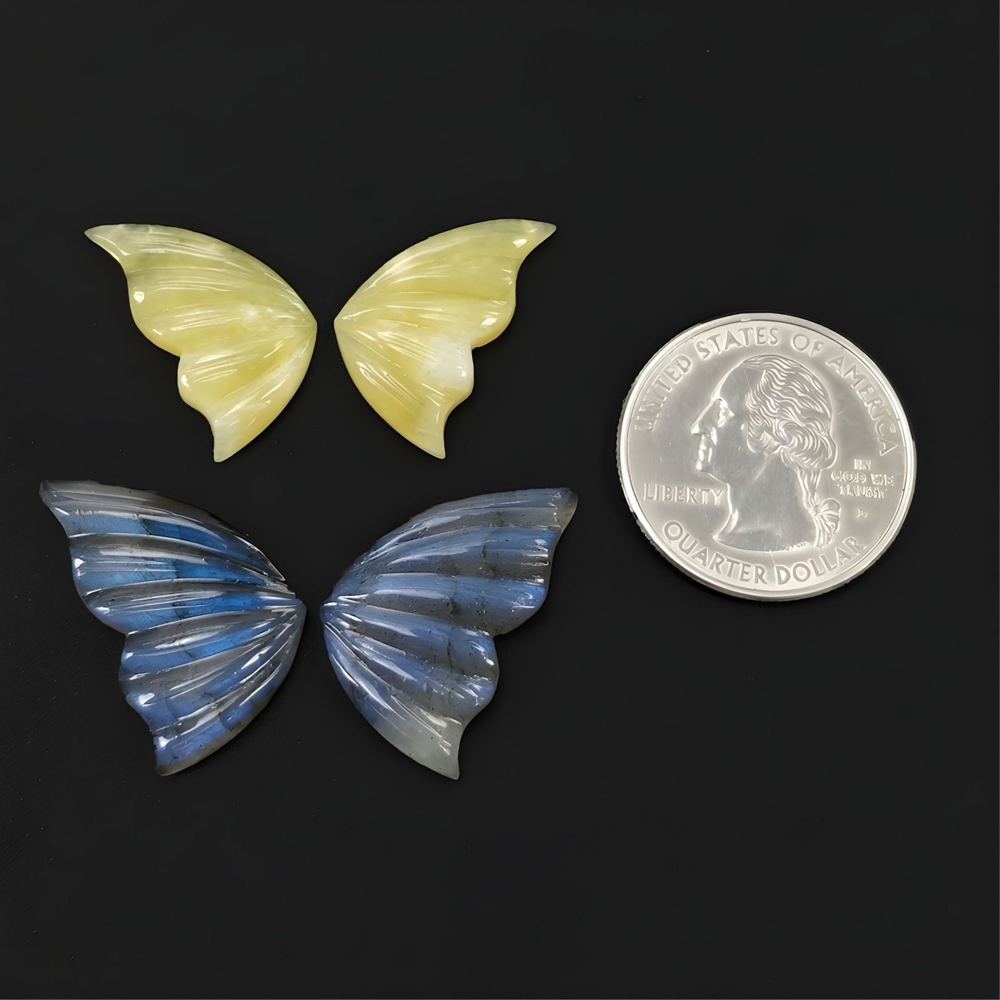 labradorita, ópalo natural