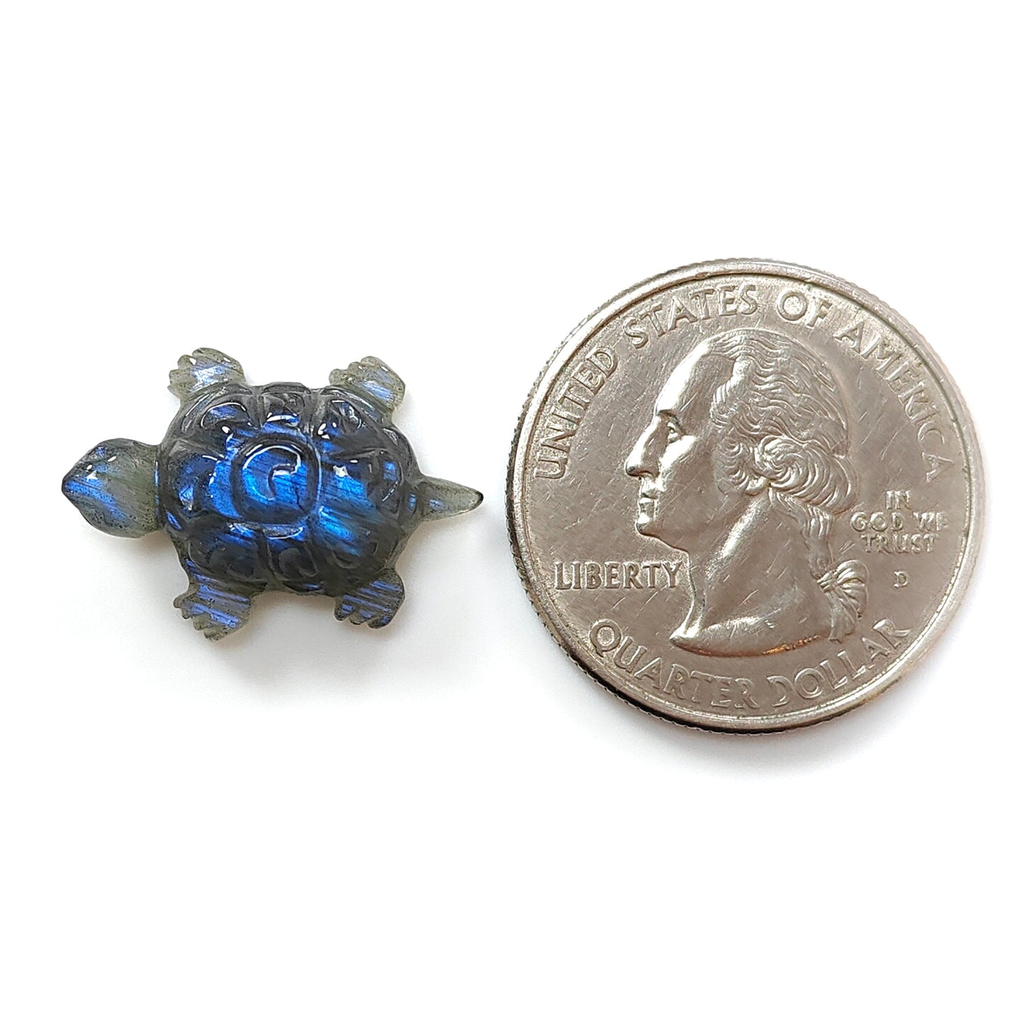 ロアブラドライト彫刻