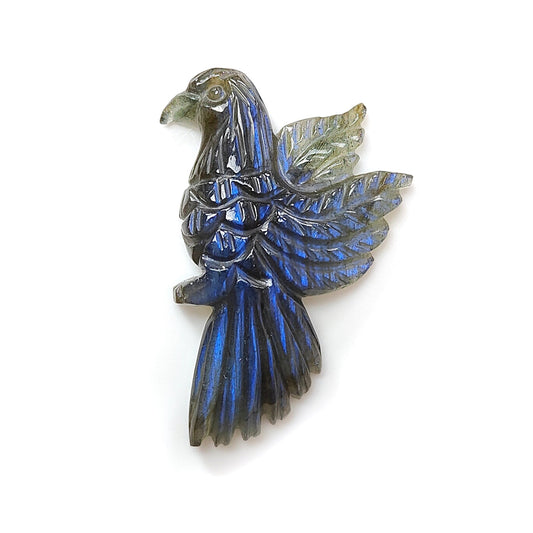 Blue Labradorite Bird Carving