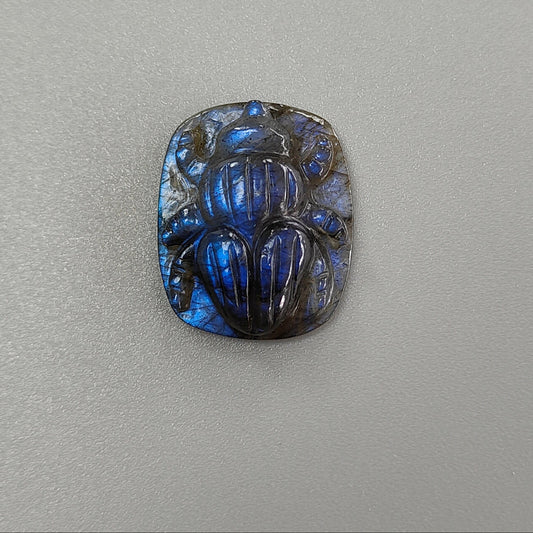 Labradorite Scarab Caving