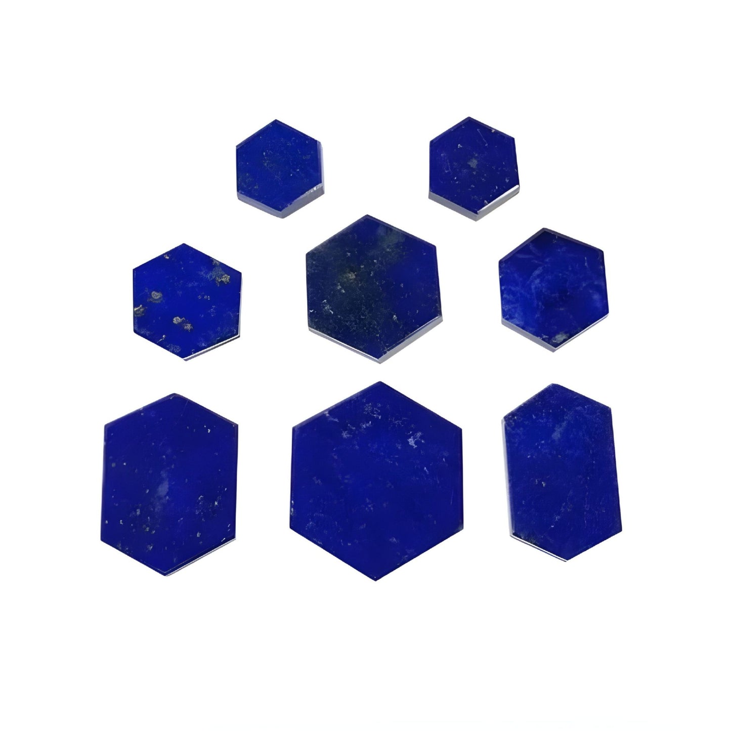 lapis lazuli flat slices gemstone