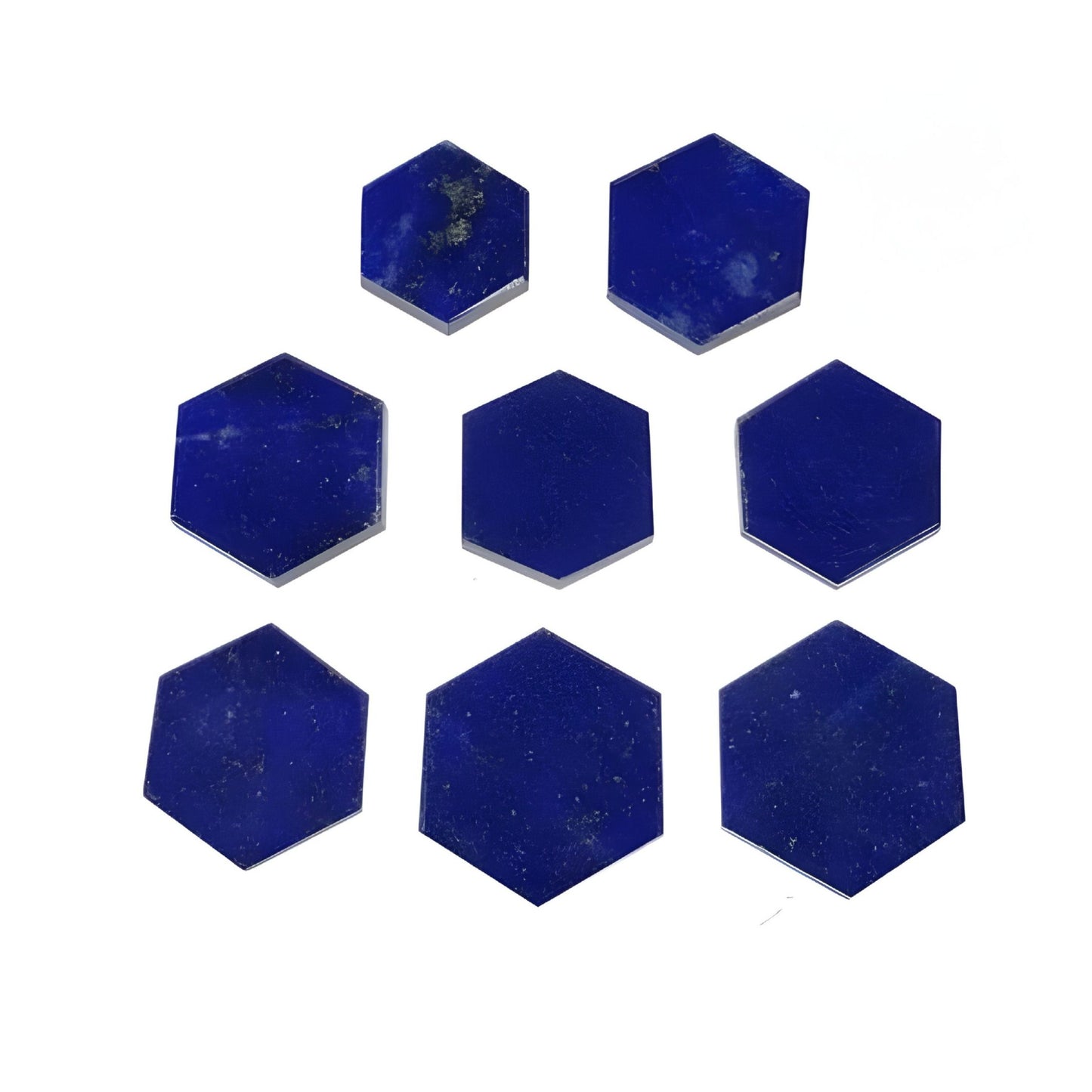 lapis lazuli flat slices gemstone