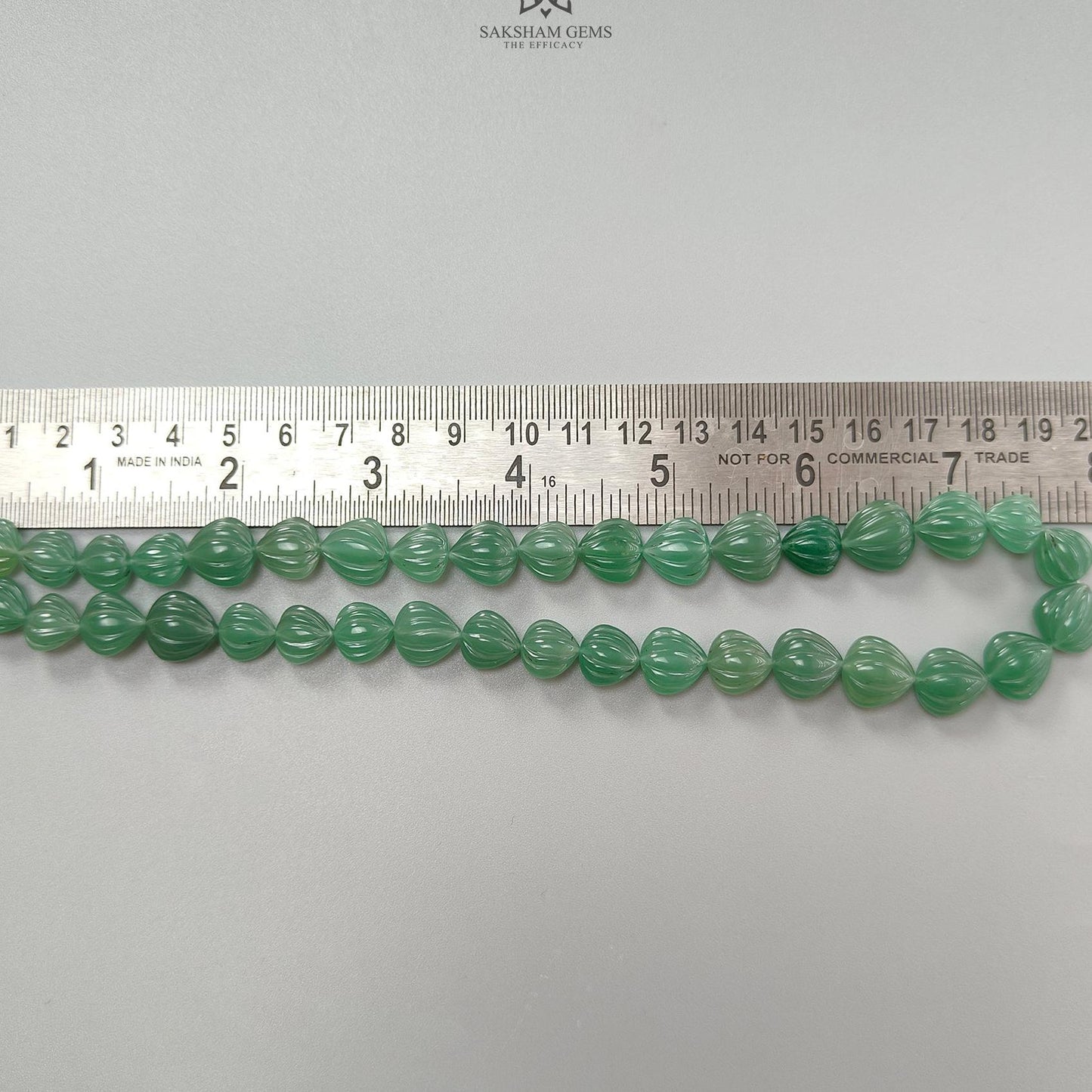 Green Quartz Carving Loose Beads: 164.60cts Natural Untreated Quartz Gemstone Heart Shape Both Side Hand Carved For Jewelry 10mm - 12mm 15"