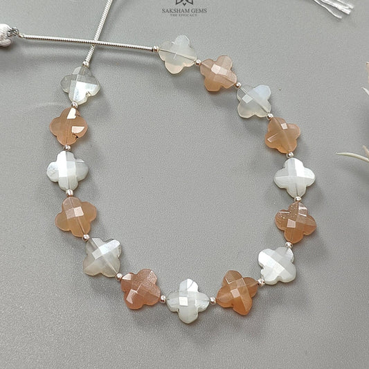 Multi Color Moonstone Faceted Loose Beads 31.40cts