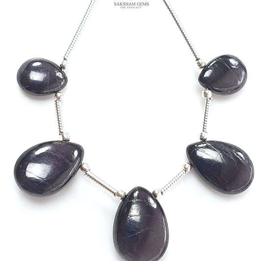 Black Purpurite Faceted Loose Beads