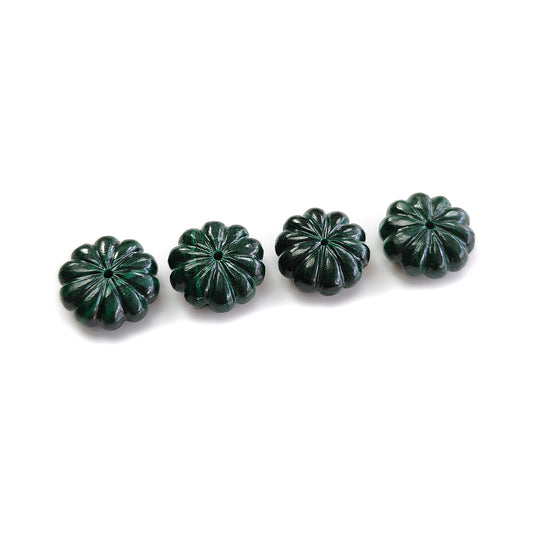 Malachite carving loose beads
