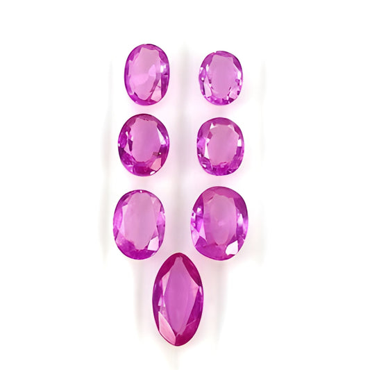 Corundum Synthetic Oval Shape Faceted Cut