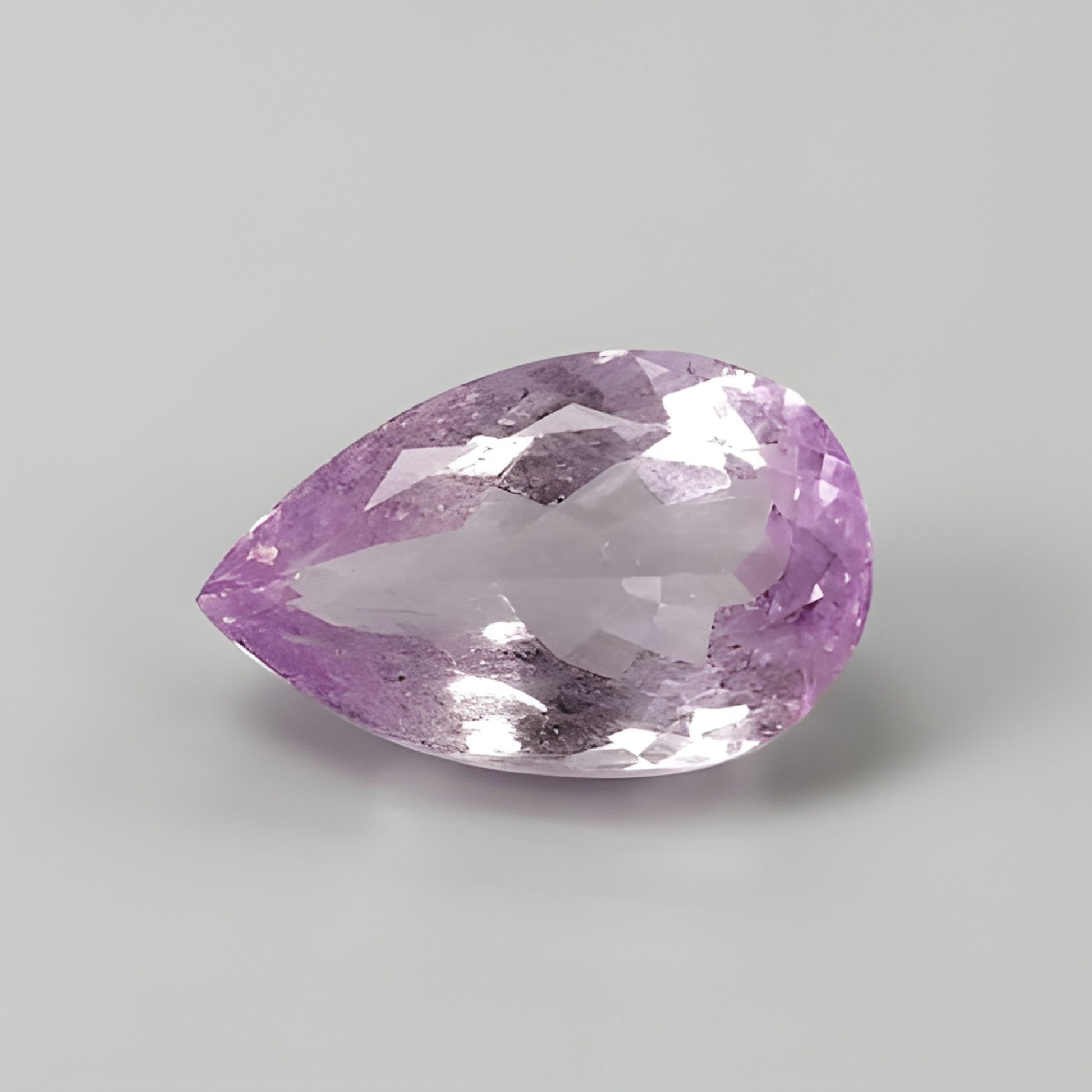 Kunzite Pear Shape Faceted Cut