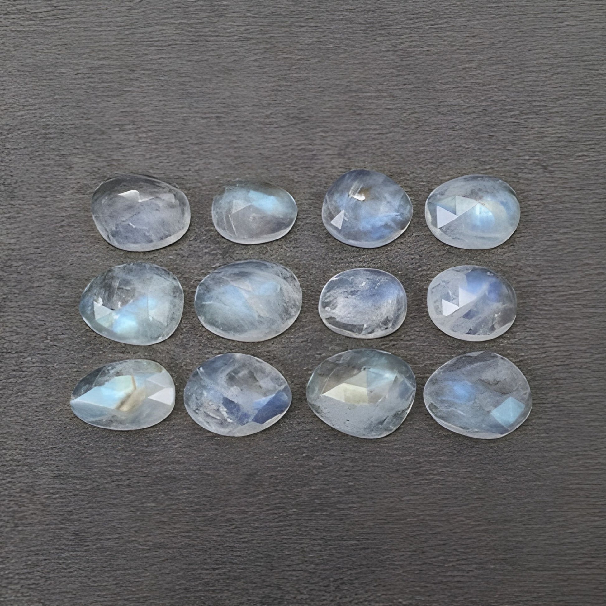 レインボームーンストーン ファンシーシェイプ ローズカット