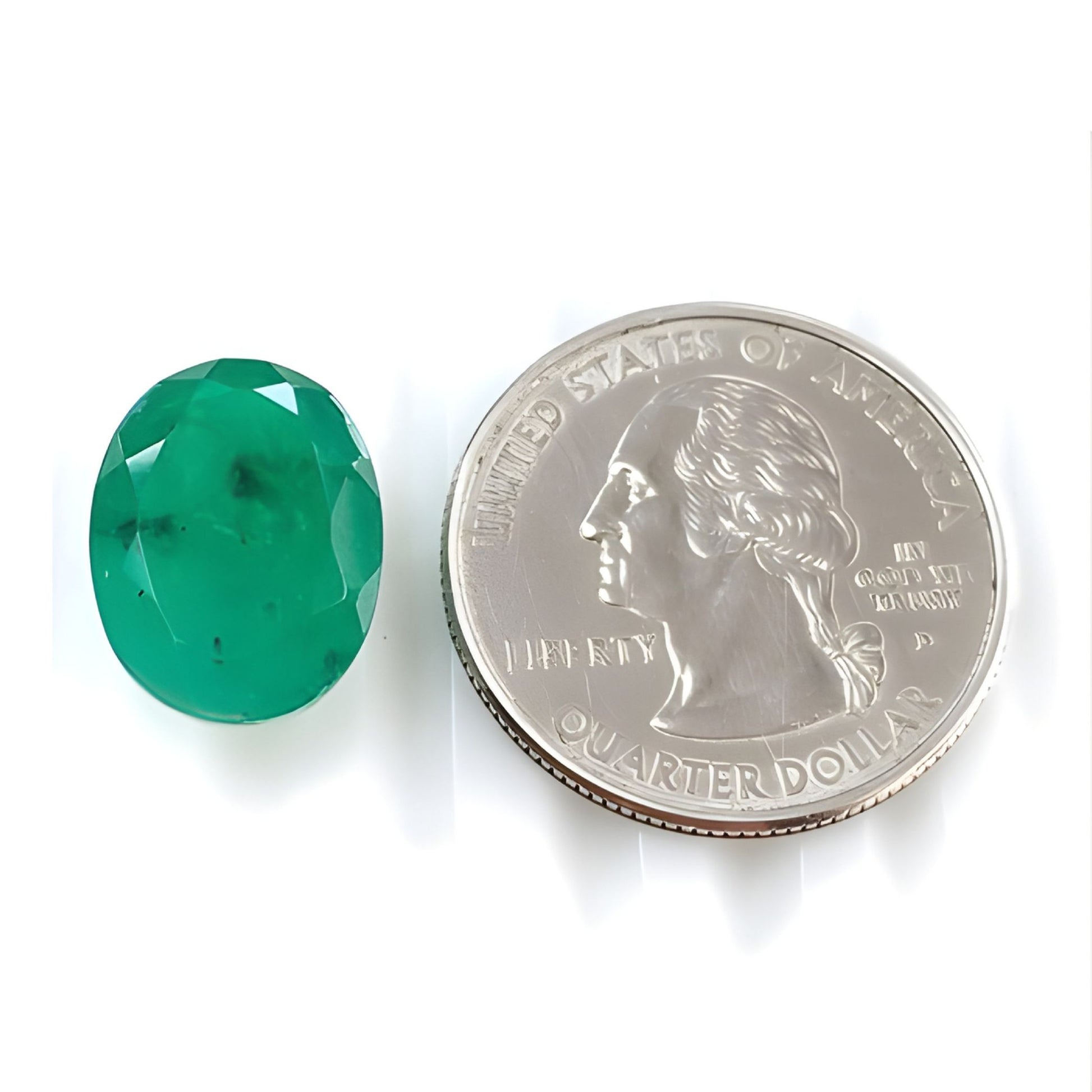 الكوارتز الأخضر المجمع المقطوع متعدد الأوجه