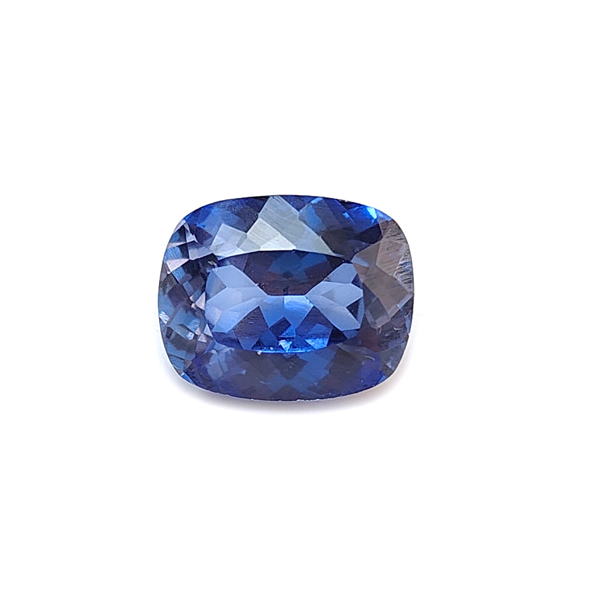 6.20cts Synthetic Manmade Sapphire Gemstone Faceted Cut Cushion Shape