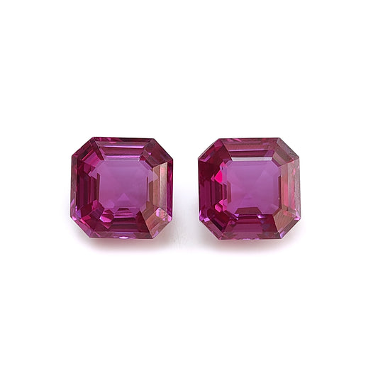 synthetic Octagon shape faceted cut